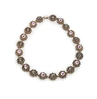 Sohi Women's Gold Snowflake Collar Necklace