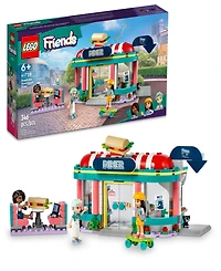 Lego Friends Heartlake Downtown Diner 41728 Toy Building Set with Liann, Aliya and Charli Figures