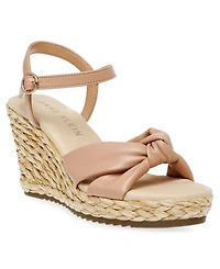 Anne Klein Women's Wheatley Ankle Strap Espadrille Wedge Sandals