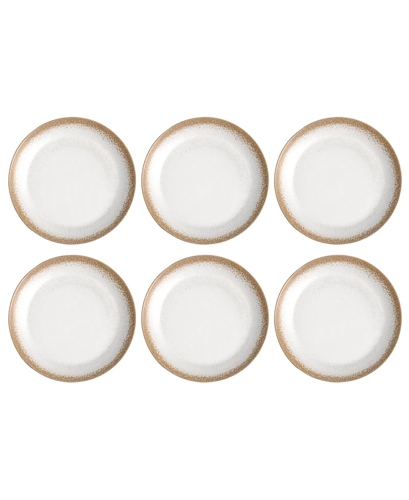 Abode Homewares Carmel Reactive Dinner Plates Merge, Set of 6