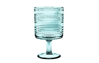Abode Homewares Beaded Stacking Goblets 14.8 oz, Set of 6
