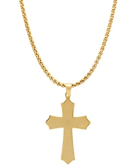 Steeltime Men's Our Father Lord's Prayer Cross Pendant