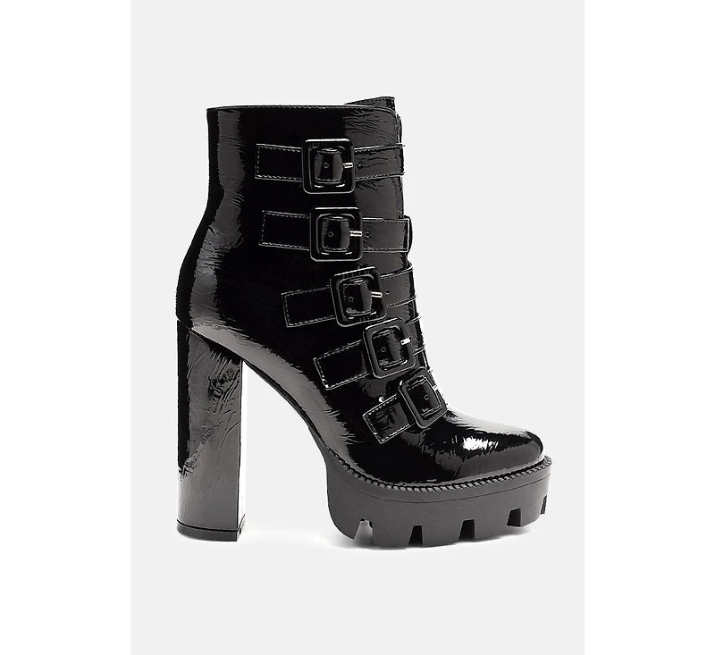 Ouzaki High Block Heeled Boots