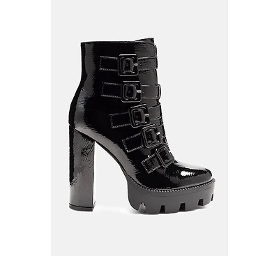 Ouzaki High Block Heeled Boots