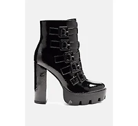 Ouzaki High Block Heeled Boots