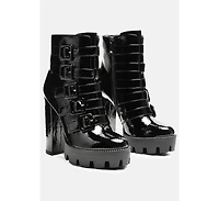 Ouzaki High Block Heeled Boots