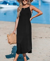 Cupshe Women's Cami Midi Cover Up Dress