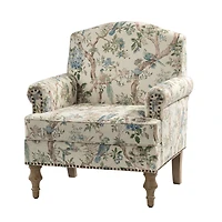 Lakeydra Farmhouse Style Armchair with Pattern Design