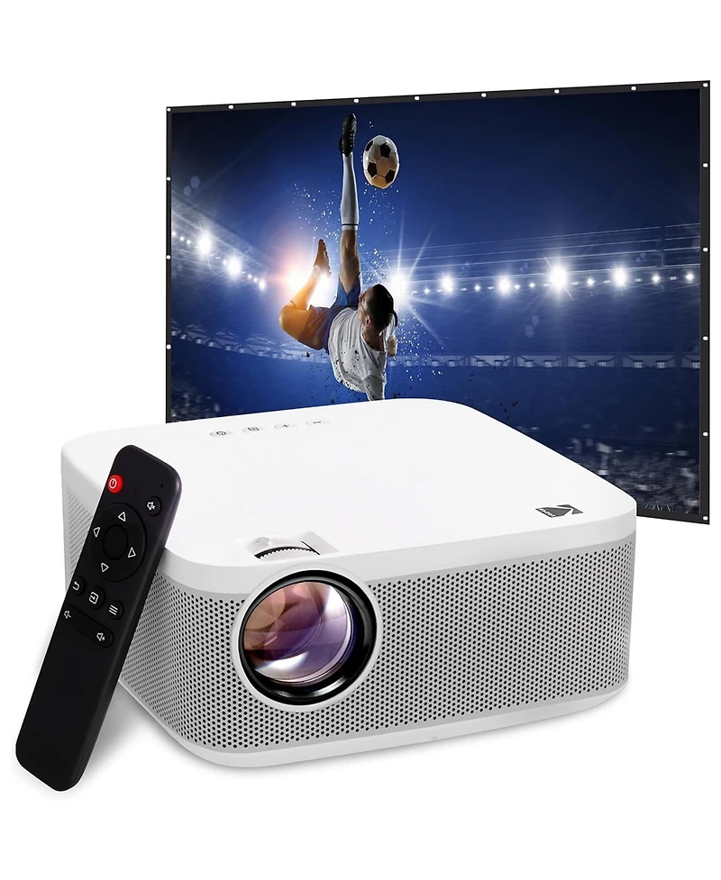 Kodak Flik X10 Full Hd Projector Kit with 100" Projection Screen