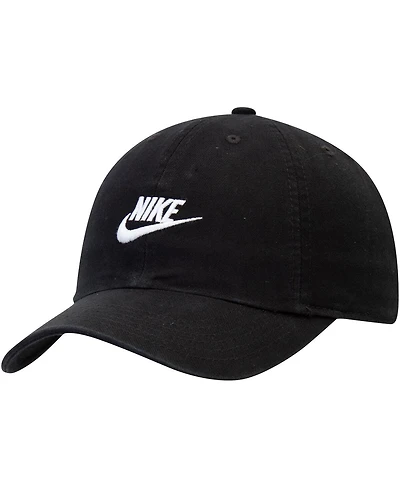 Youth Boys and Girls Nike Black Heritage 86 Futura Adjustable Hat