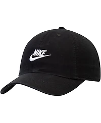 Youth Boys and Girls Nike Black Heritage 86 Futura Adjustable Hat