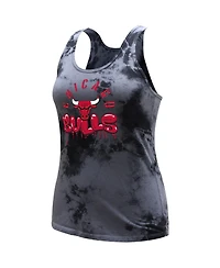 Women's Stadium Essentials Charcoal Chicago Bulls Street Art Dark Crystal Washed Tank Top