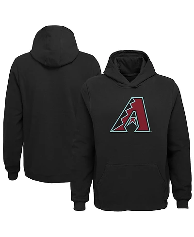 Little Boys and Girls Black Arizona Diamondbacks Primary Logo Pullover Hoodie