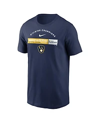 Men's Nike Navy Milwaukee Brewers 2023 Nl Central Division Champions T-shirt