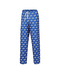 Women's Concepts Sport Royal Los Angeles Rams Gauge Allover Print Sleep Pants