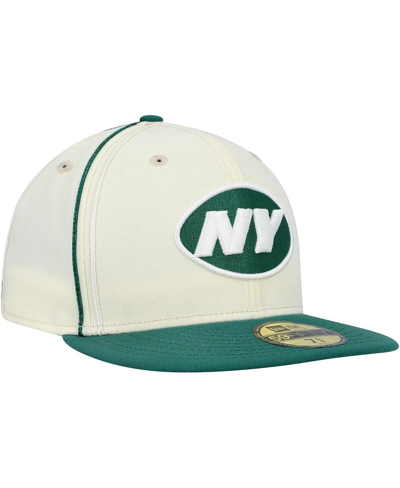 Men's New Era Green York Jets Soutache 59FIFTY Fitted Hat