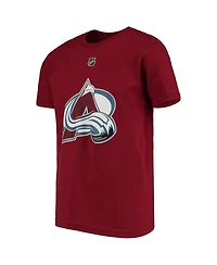 Big Boys Nathan MacKinnon Burgundy Colorado Avalanche Player Name and Number T-shirt