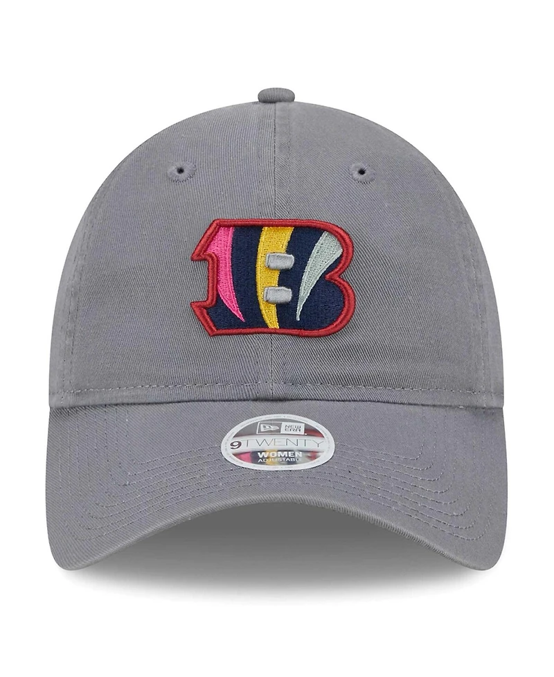 Women's New Era Gray Cincinnati Bengals Color Pack Multi 9TWENTY Adjustable Hat