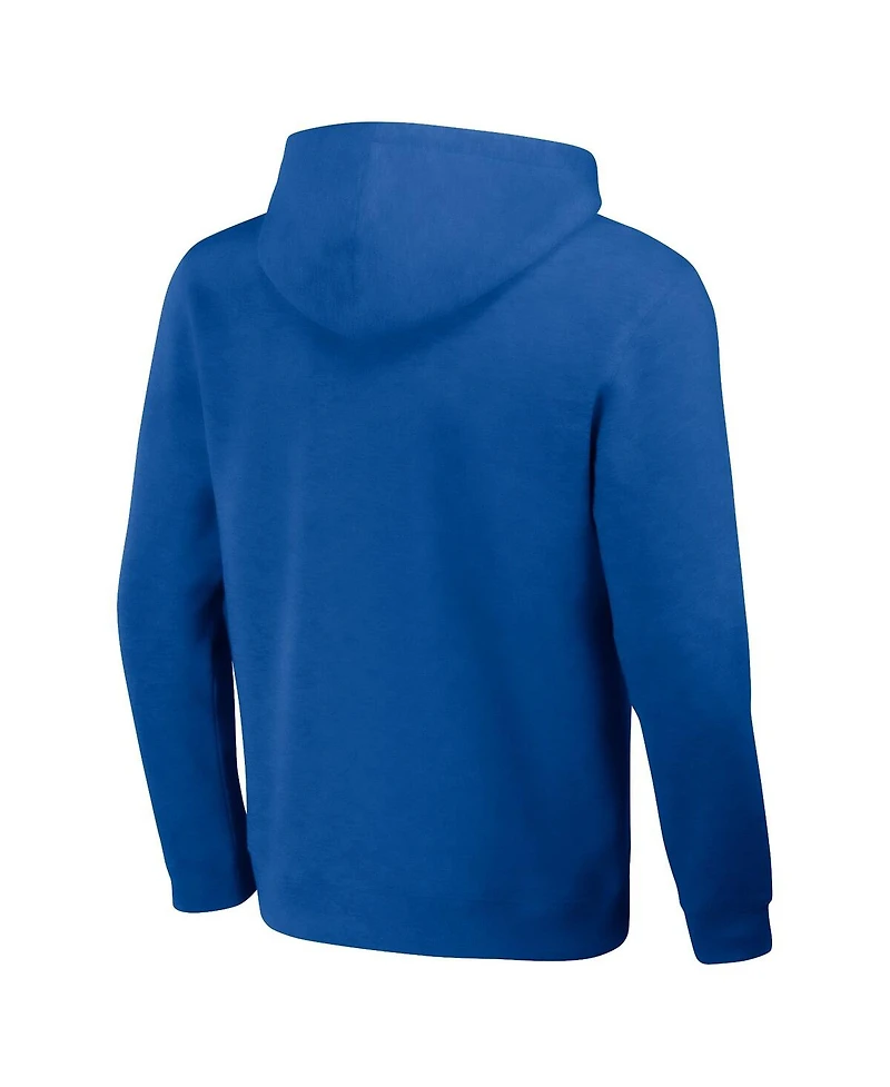 Men's Nfl x Darius Rucker Collection by Fanatics Royal Distressed Buffalo Bills Coaches Pullover Hoodie