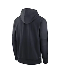 Men's Nike Navy Cleveland Guardians Authentic Collection Practice Performance Pullover Hoodie