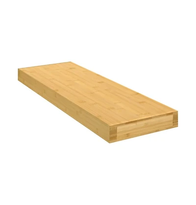 Wall Shelf 23.6"x7.9"x1.6" Bamboo