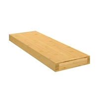 Wall Shelf 23.6"x7.9"x1.6" Bamboo
