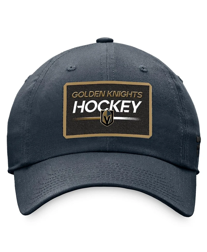 Men's Fanatics Gray Vegas Golden Knights Prime Adjustable Hat
