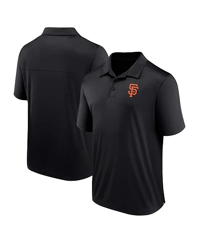 Men's Fanatics Black San Francisco Giants Logo Polo Shirt