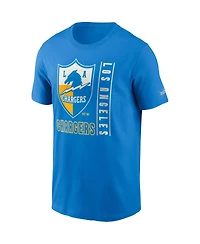 Men's Nike Powder Blue Los Angeles Chargers Lockup Essential T-shirt