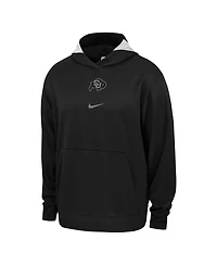 Men's Nike Black Colorado Buffaloes Basketball Spotlight Performance Pullover Hoodie