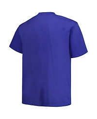 Men's Fanatics Royal, Gold Golden State Warriors Big and Tall Short Sleeve Long T-shirt Set