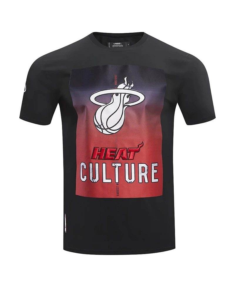 Men's Pro Standard Black Miami Heat 2023 City Edition T-shirt