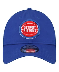 Men's New Era Royal Detroit Pistons Team 2.0 9TWENTY Adjustable Hat