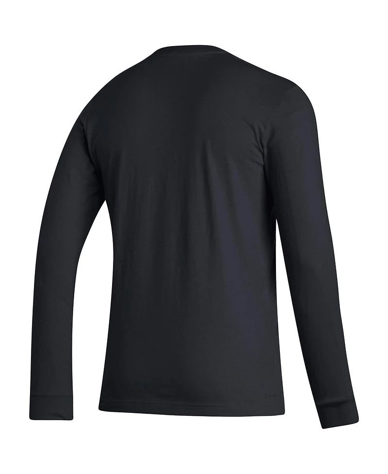 Men's adidas Black Cr Flamengo Dassler Long Sleeve T-shirt