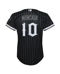 Big Boys Nike Yoan Moncada Black Chicago White Sox City Connect Replica Player Jersey
