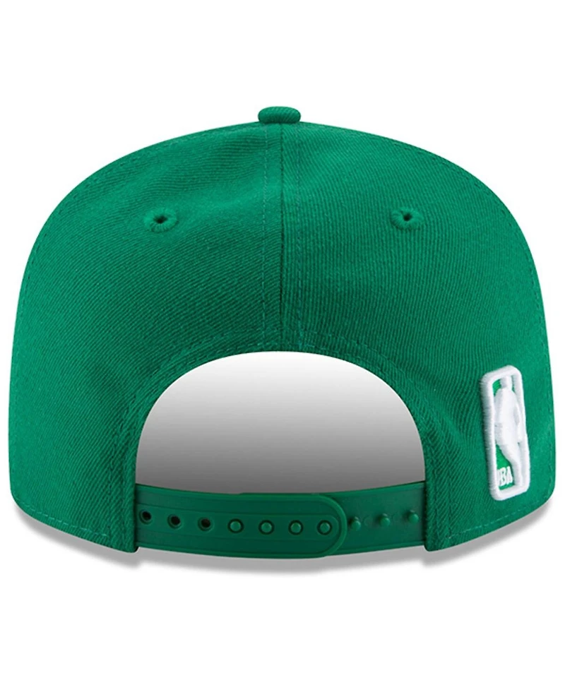 Men's New Era Kelly Green Boston Celtics Official Team Color 9FIFTY Snapback Hat