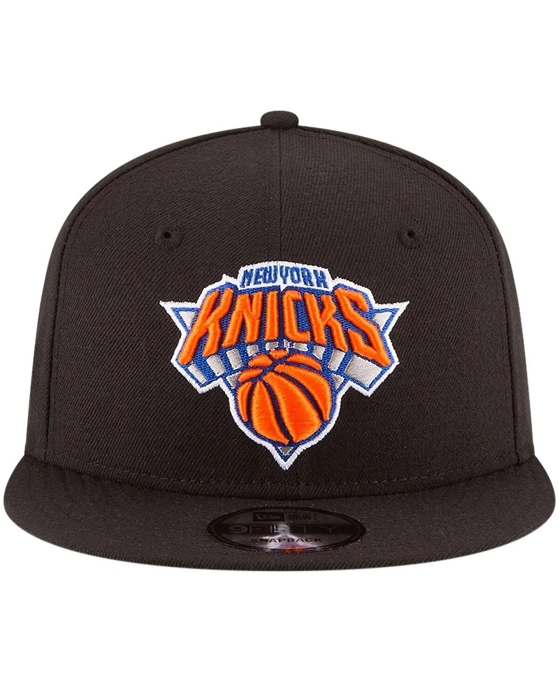 Men's New Era New York Knicks Official Team Color 9FIFTY Snapback Hat