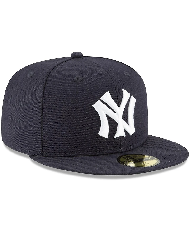 Men's New Era Navy York Yankees Cooperstown Collection Wool 59FIFTY Fitted Hat