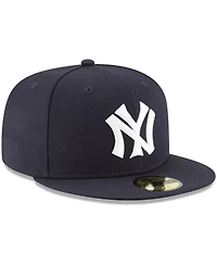 Men's New Era Navy York Yankees Cooperstown Collection Wool 59FIFTY Fitted Hat