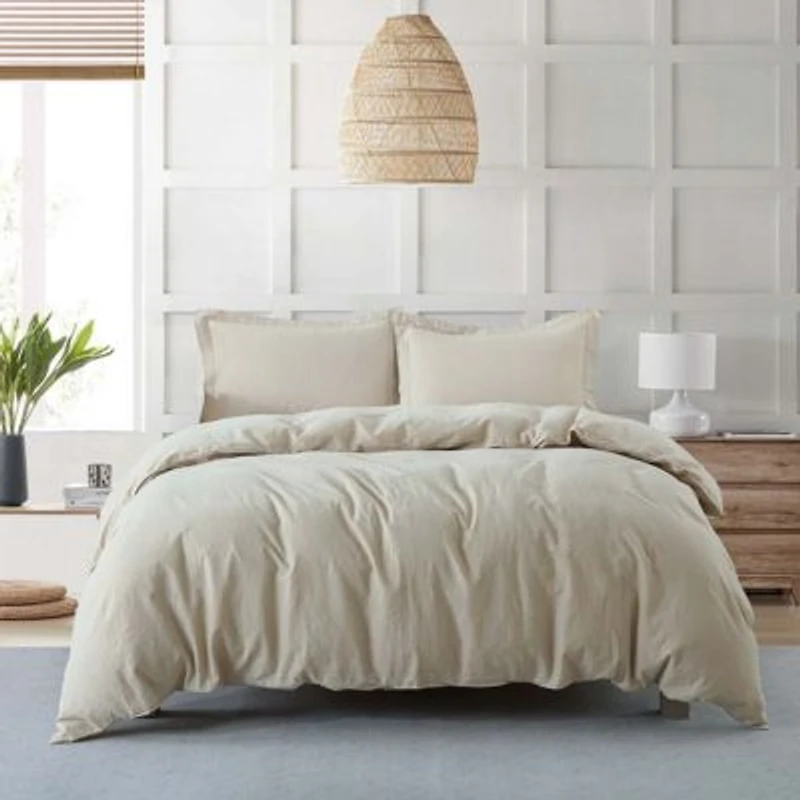 Pre Washed Linen Duvet Cover Set