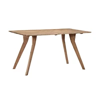 Dining Table 55.1"x31.5"x29.9" Solid Acacia Wood
