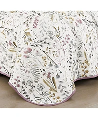 MarCielo 3 Piece Printed Quilt Set Lightweight Bedspread Set Lara - King