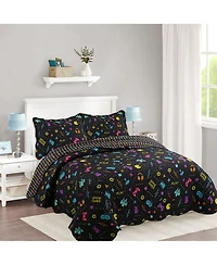 MarCielo Kids Boys Quilt Set Bedspread Coverlet Set A80 - Full