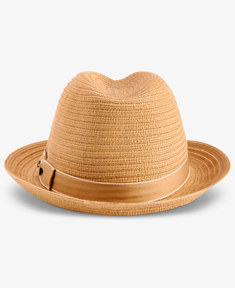 Dorfman Pacific Men's Braided Fedora Hat