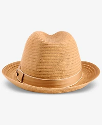 Dorfman Pacific Men's Braided Fedora Hat