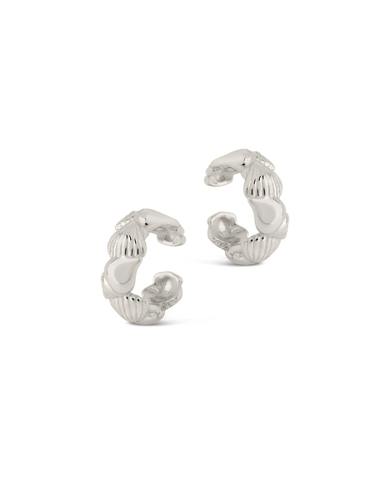 Sterling Forever Silver-Tone or Gold-Tone Curved Cali Ear Cuff, Set Of 2