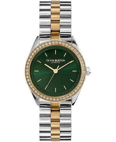 Olivia Burton Women's Bejeweled Two-Tone Stainless Steel Watch 34mm
