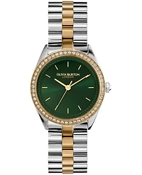 Olivia Burton Women's Bejeweled Two-Tone Stainless Steel Watch 34mm