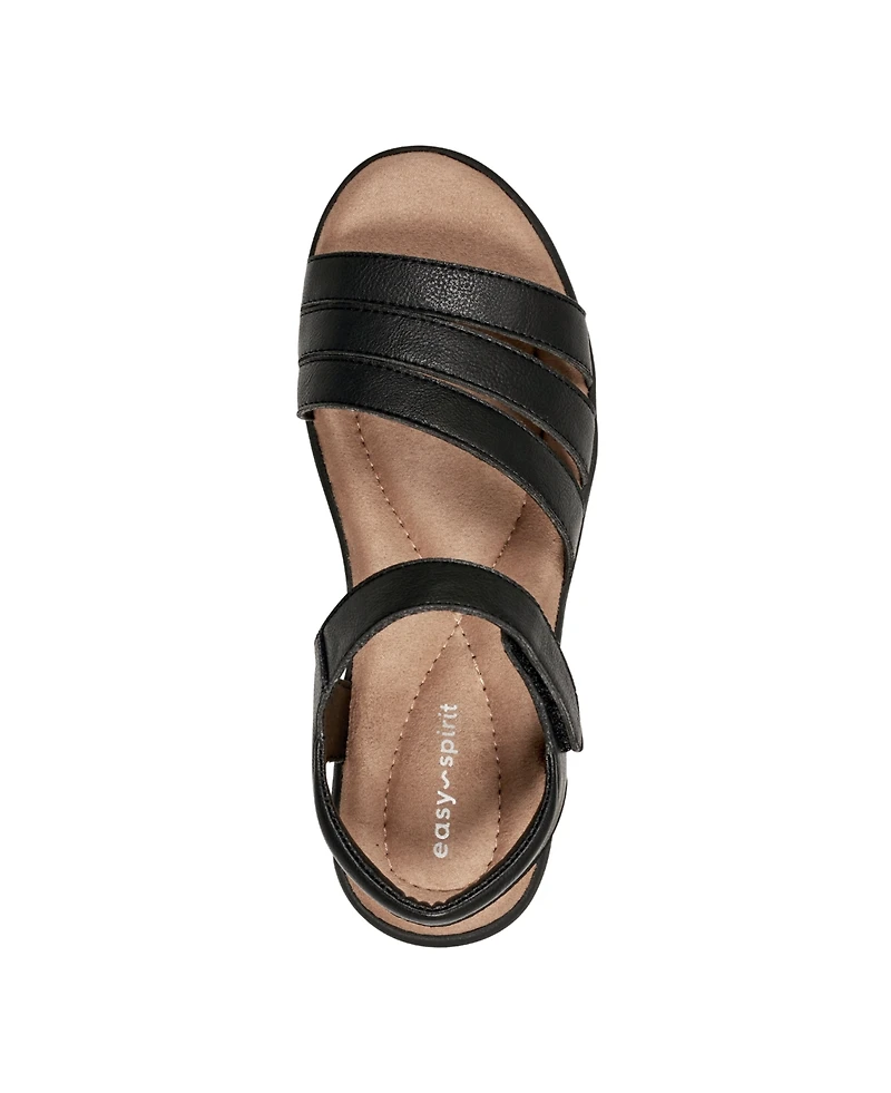 Easy Spirit Women's Kenton Strappy Low Wedge Sandals