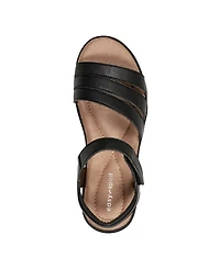 Easy Spirit Women's Kenton Strappy Low Wedge Sandals